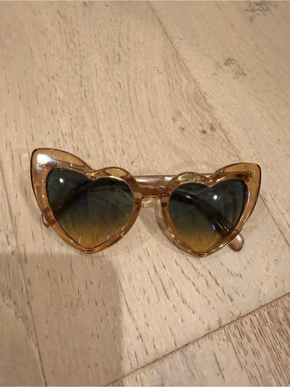 Authentic Saint Laurent Amber Gradient Cat-Eye Sunglasses